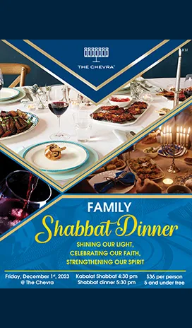 Chevra -Family Shabbat Dinner